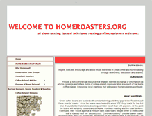 Tablet Screenshot of homeroasters.org